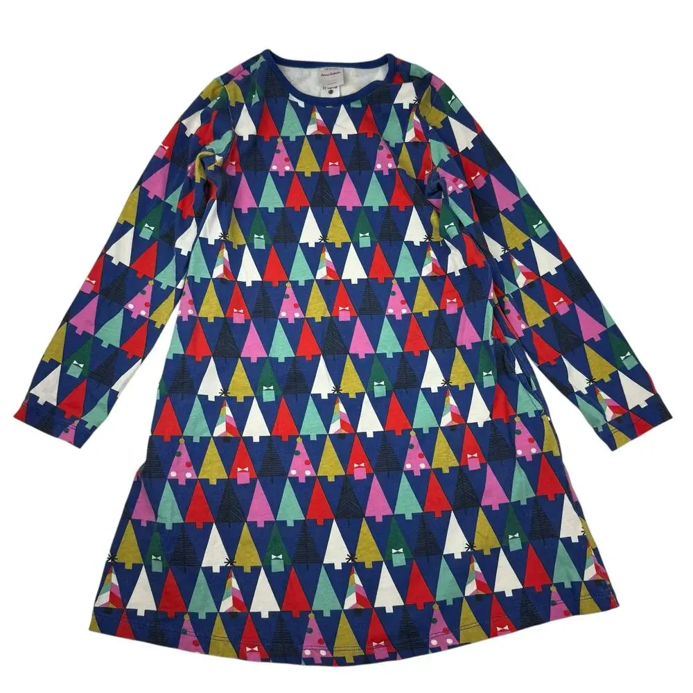 Hanna Andersson A-Line Christmas Tree Dress